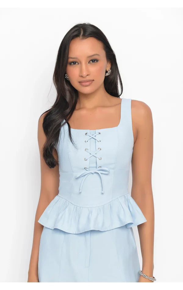 Regata Corset Com Amarração