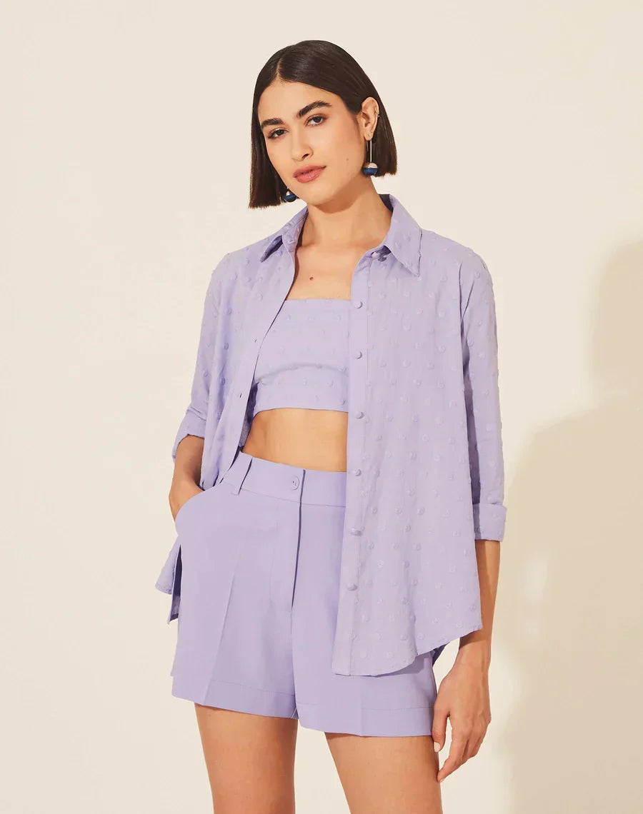 Shorts Josy confeccionado em Crepe Armani